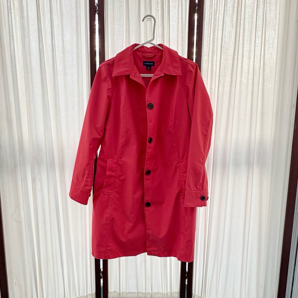 Lands' End Trench Coat - Picture 1 of 10